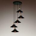 Warehouse Of Tiffany Natalie 5-light Adjustable Cord Edison Lamp LD-4054
